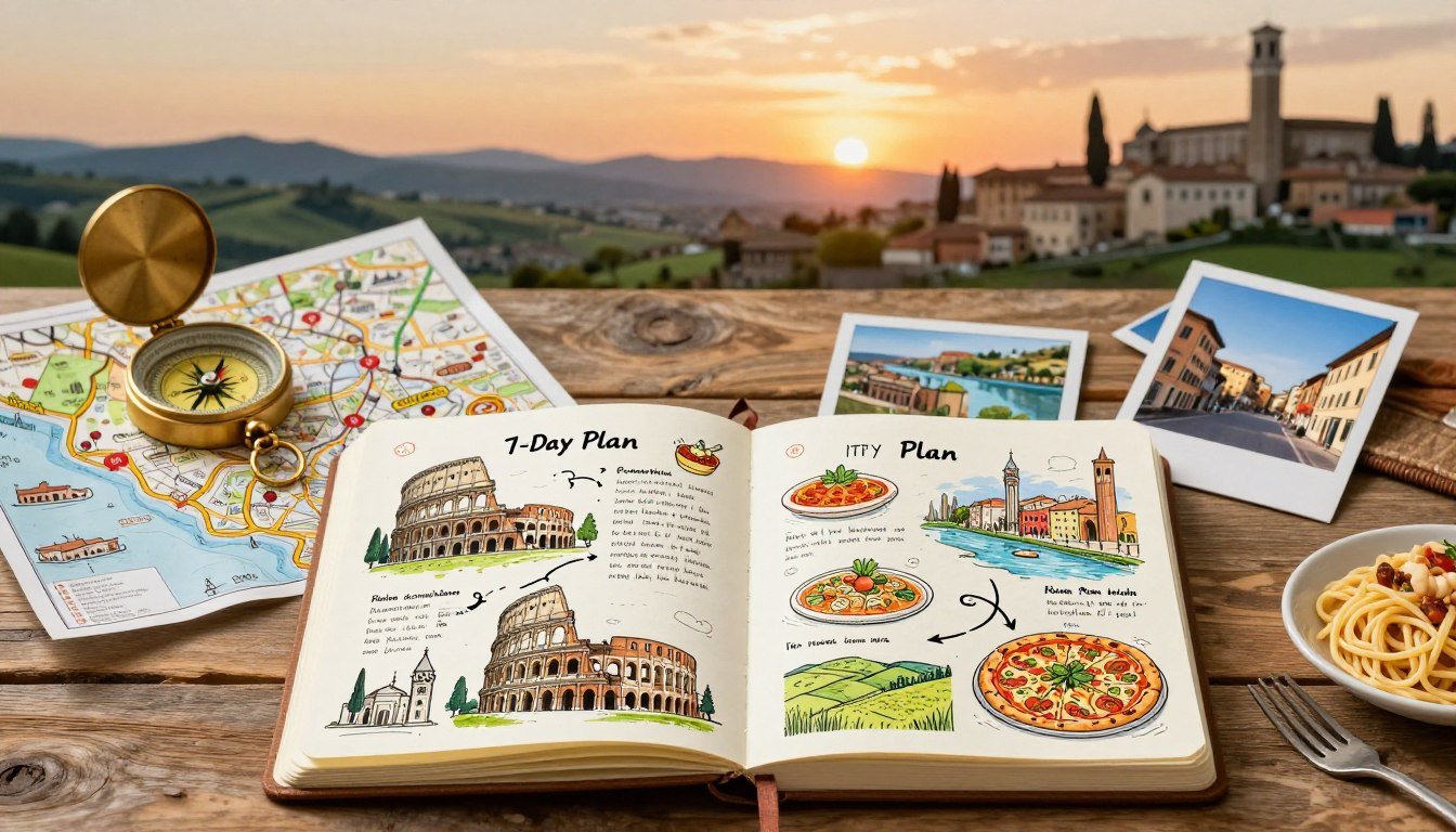 7-Day Italy Itinerary: Cities, Food, and Hidden Gems